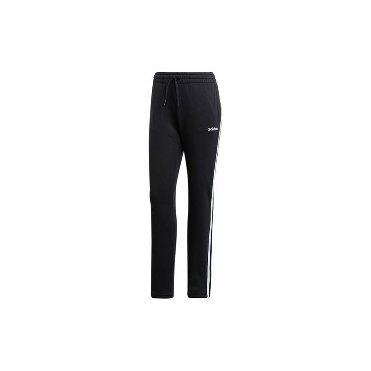 adidas Флисовые брюки Essentials с 3 полосками, женские спортивные штаны, черные DP2376