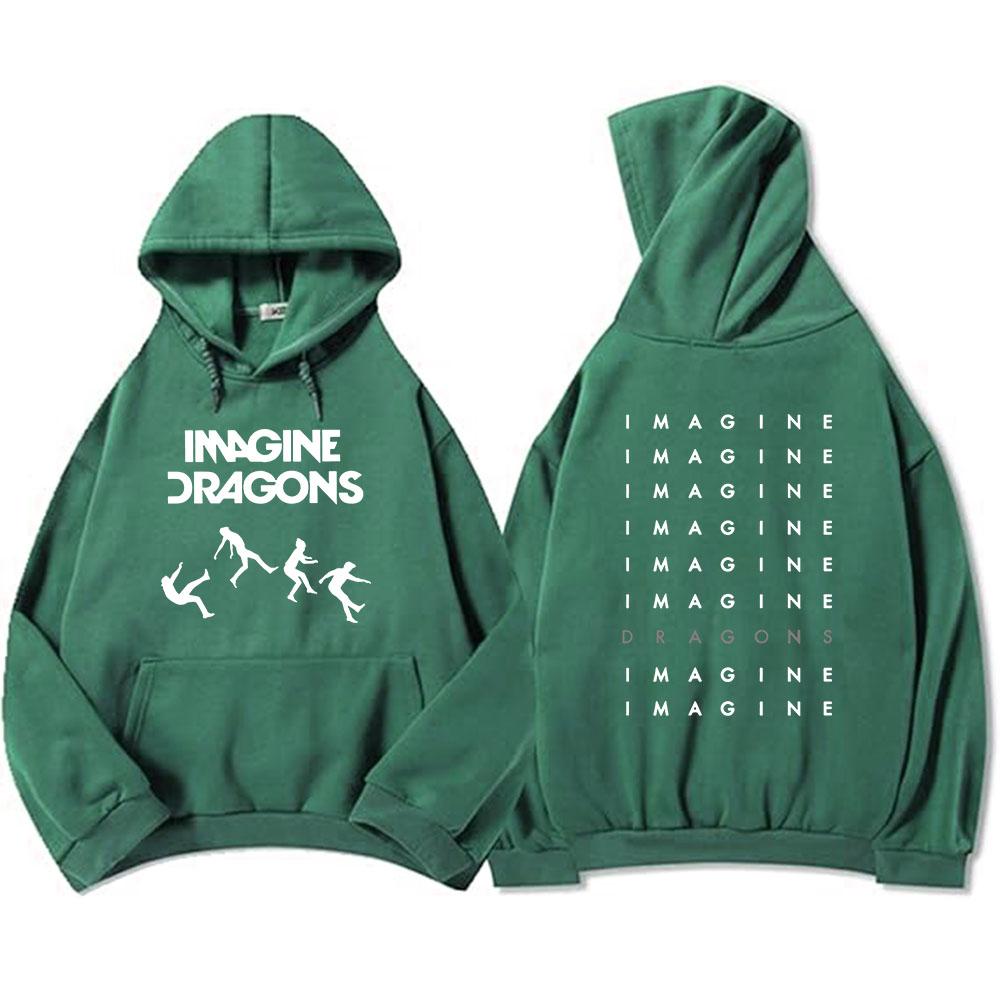 Уличная одежда Унисекс Loom Tour Imagine Dragons Толстовки с длинным рукавом Зимние Ropa Hombre Sudaderas Толстовки