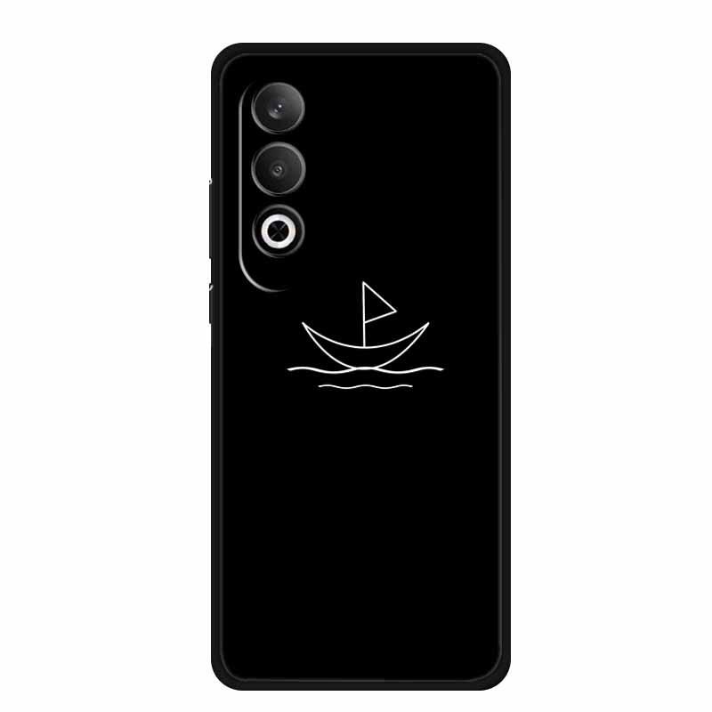 Черный мягкий ТПУ чехол для телефона для OPPO Nord CE 4 и K12 5G