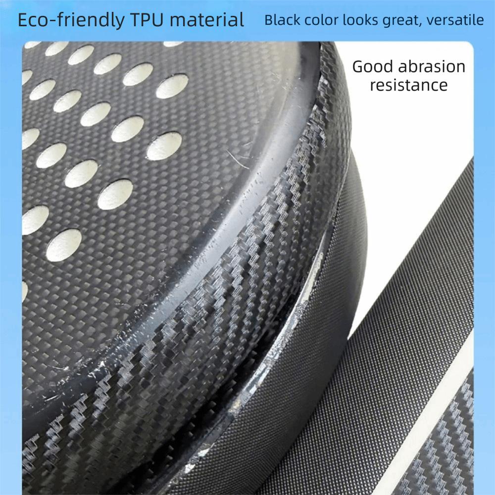 TPU Tennis Racket Protection Tape 37cm*3.5cm Frame Protective Sticker for Cricket Racket