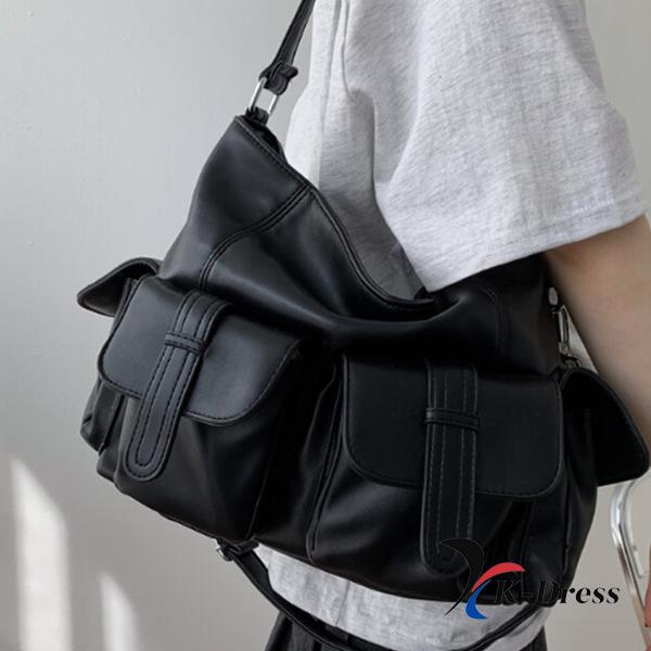 Кожаная сумка через плечо Lucky Pocket, большая сумка через плечо