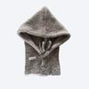 Korean Balaclava hat and scarf integrated women's autumn and winter warm ear protection hooded scarf knitted wool hat