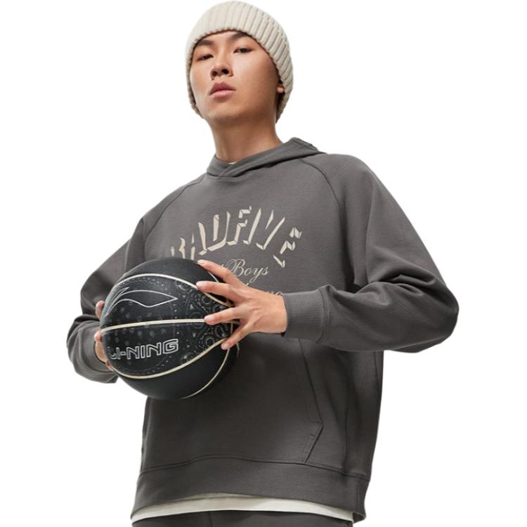 Свитшот Li Ning Badfive Унисекс Дорожный серый AWDT887-3