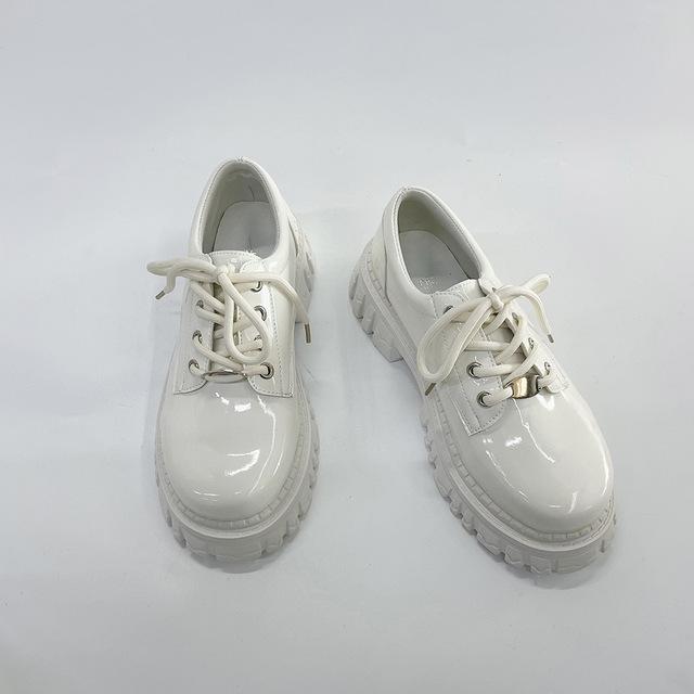 Thick -Soled Pu Leather Shoes Japanese Retro Mary Jane Shoes Female Jk Girl British Style Sponge Cake Single Shoes Heels