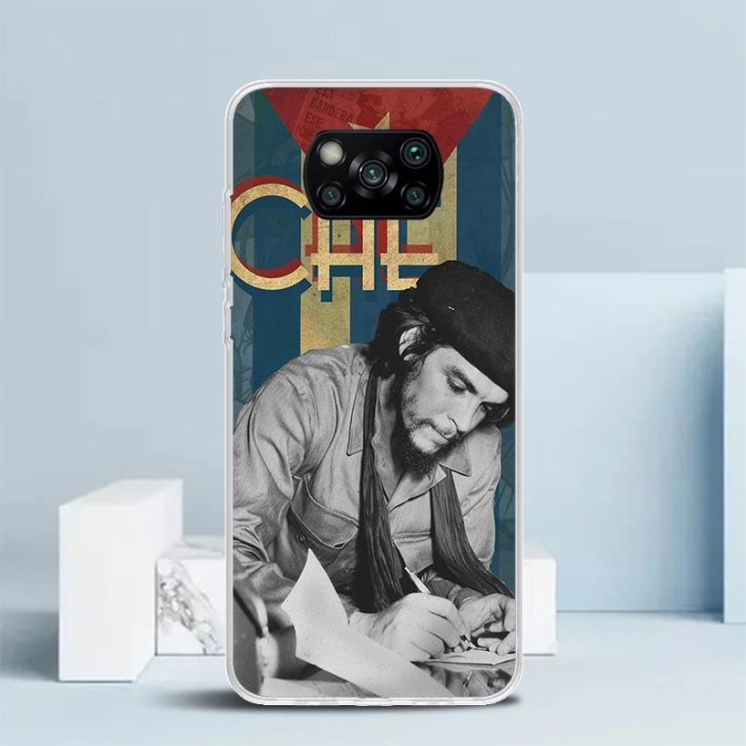 Че Гевара Сигарета Чехол для телефона для Xiaomi Poco F7 Ultra X5 X6 X7 Pro M7 Redmi 15C 15 13C 13 12C 12 10C 10 10A 9 9C 9A 9T