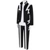 Anime My Hero Academia Cosplay Costume Kaminari Denki Short Wigs Hairpin Black Uniform Suit Halloween Christmas Party Outfit