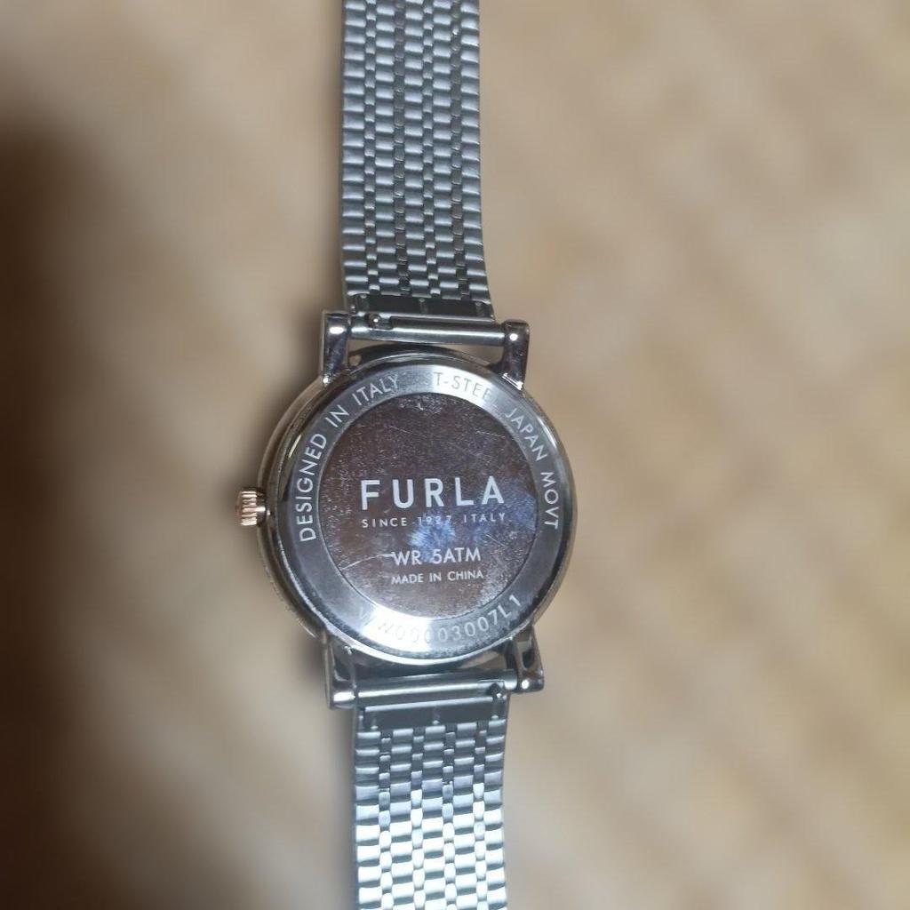 Б/у часы FURLA Серебристый сетчатый ремешок