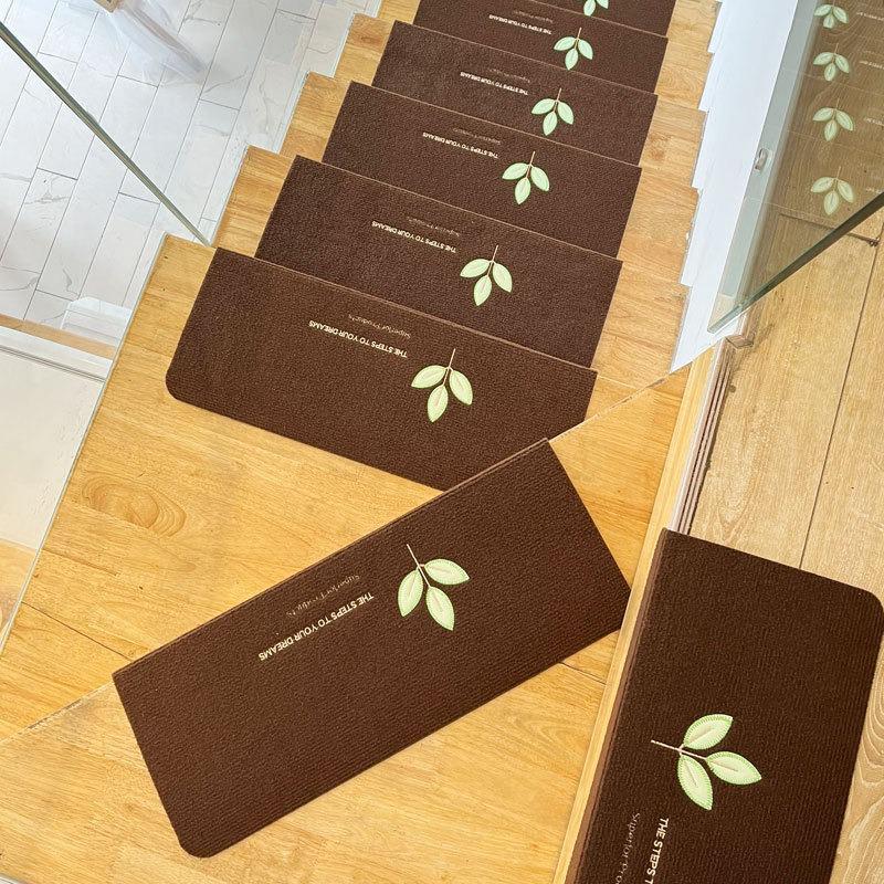 Светящиеся самоклеящиеся коврики на ступени лестницы - Соединяемые, без клея, коврики для защиты массива дерева