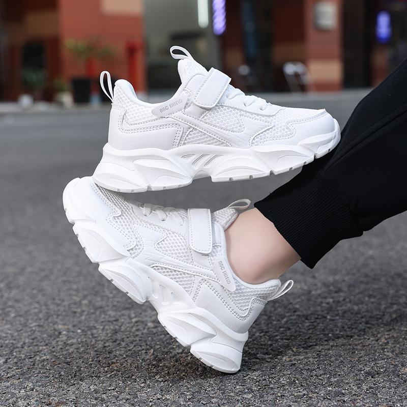 Детская мода Four Seasons Дышащая повседневная обувь для детей Бег Спорт Студенты Девочки Трендовые удобные кроссовки для спортзала