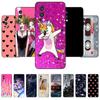 For OnePlus Nord 2 5G Case Soft Silicone Back Cover For One Plus Nord 2 5G Fundas Coque Black Tpu Case Pink Anime Space Car