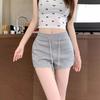 Retro Style Comfortable Sports Shorts for Women In Summer Casual Loose Slits At Home Wearing Three-quarter Pants