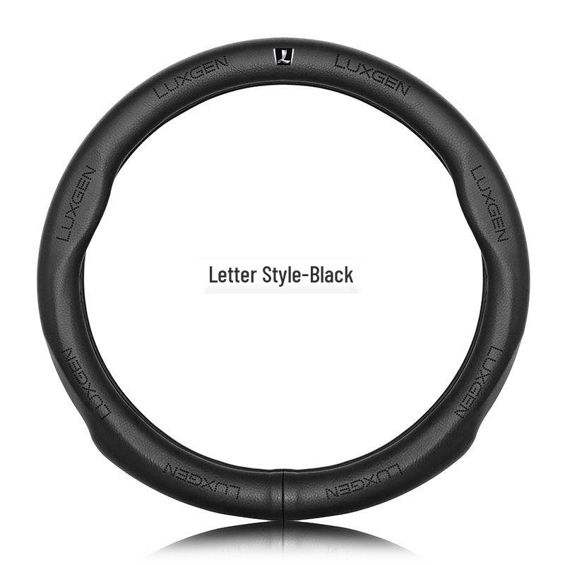 Чехол на руль из натуральной кожи Luxgen - Универсальная посадка для моделей U6, Big 7, S5, U5, 7MPV, Na 5, Rui 3