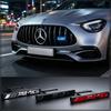 1 шт. Автомобильный значок на переднюю решетку логотип AMG Подходит для Mercedes Benz GLC GLA CLA GL A B C Класс W176 W246 W205 X253 X156 C117
