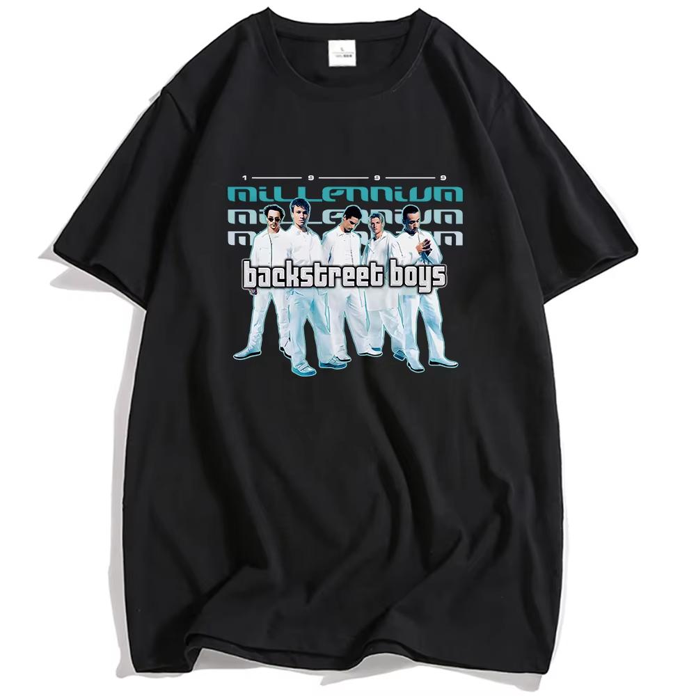 Summer Fashion Trendy Tee Men Women Vintage Top Backstreet Boys Millennium 2.0 T-shirt Short Sleeve Cotton Casual Tshirts