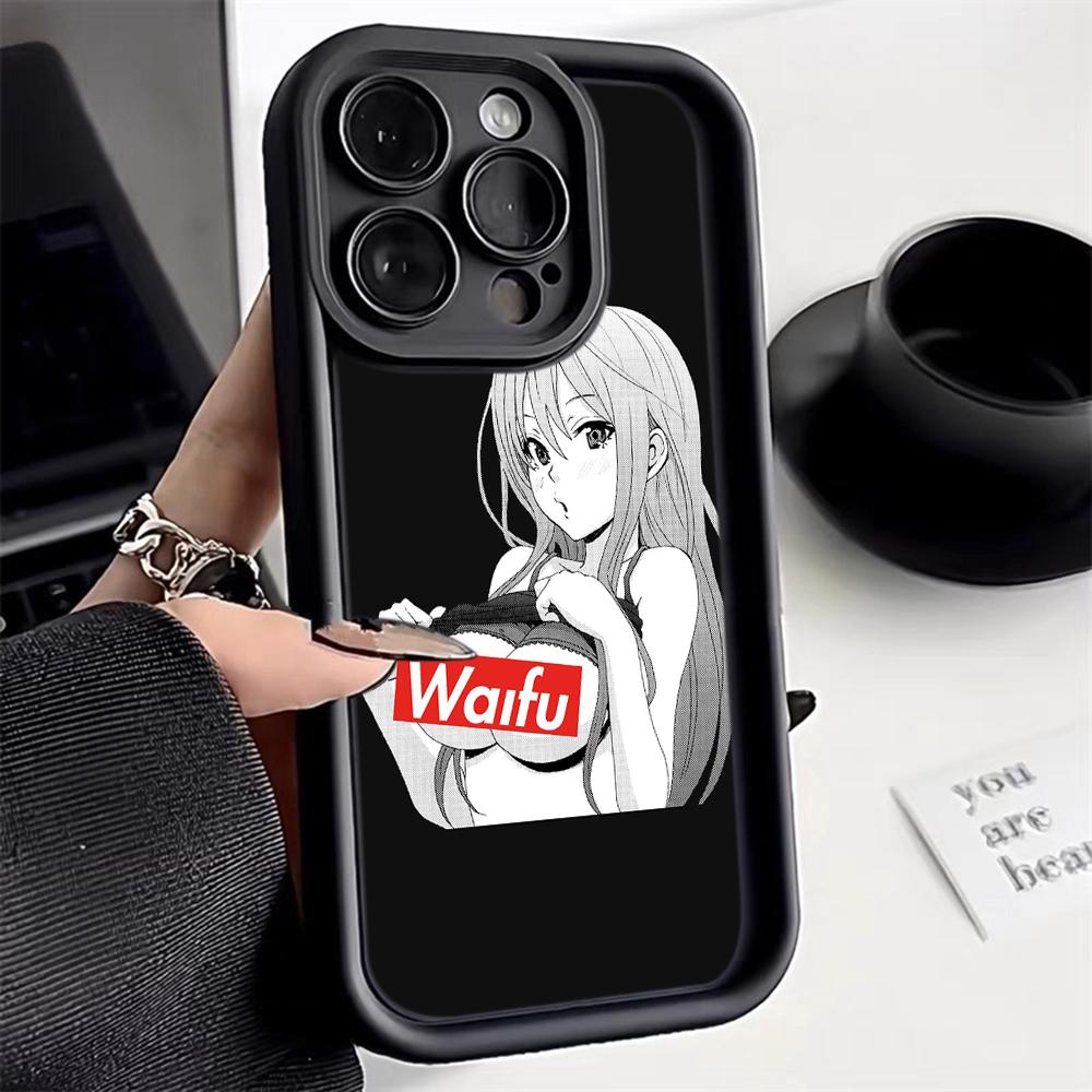 Ae81 хентай Harajuku аниме Girl art защитные чехлы для телефонов для Xiaomi Poco X5 M6 Redmi Note 13 12 11 Pro 13C 12C A3 9 10 12S ангельские глазки задняя крышка из ТПУ