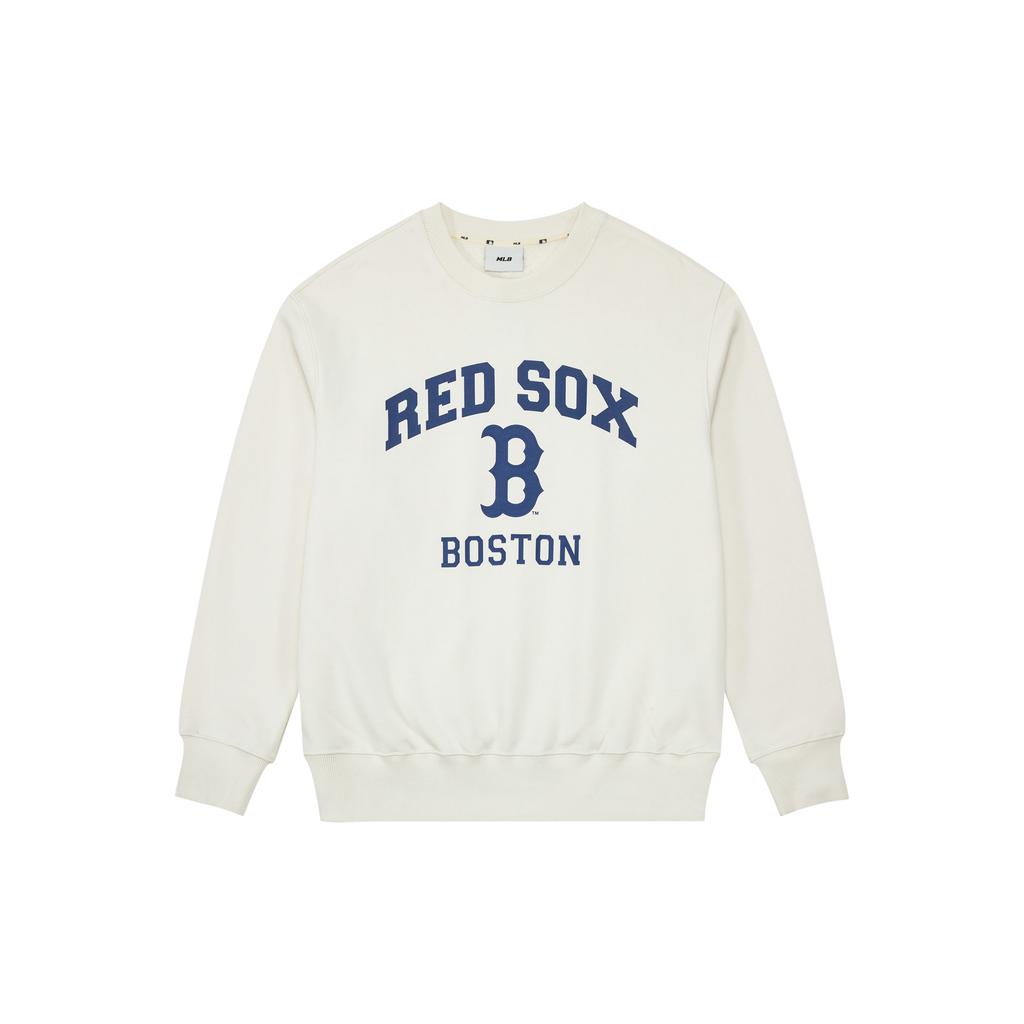 New MLB College Style Series Sweatshirt Unisex Dark Cream 3AMTV0134-43CRD