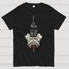 Tis But a Scratch Cotton Summer Casual Cool Loose T-Shirt