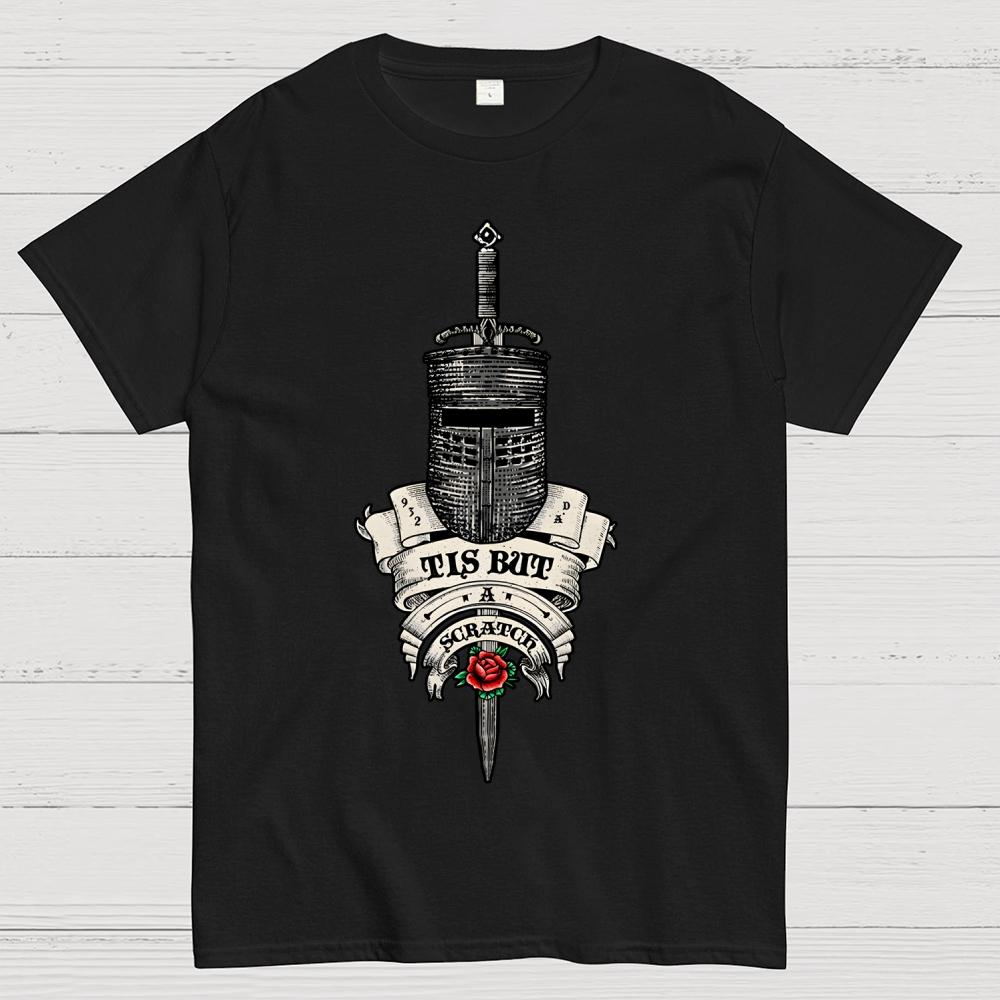 Tis but a scratch Cotton Summer Casual Cool Loose T-Shirt