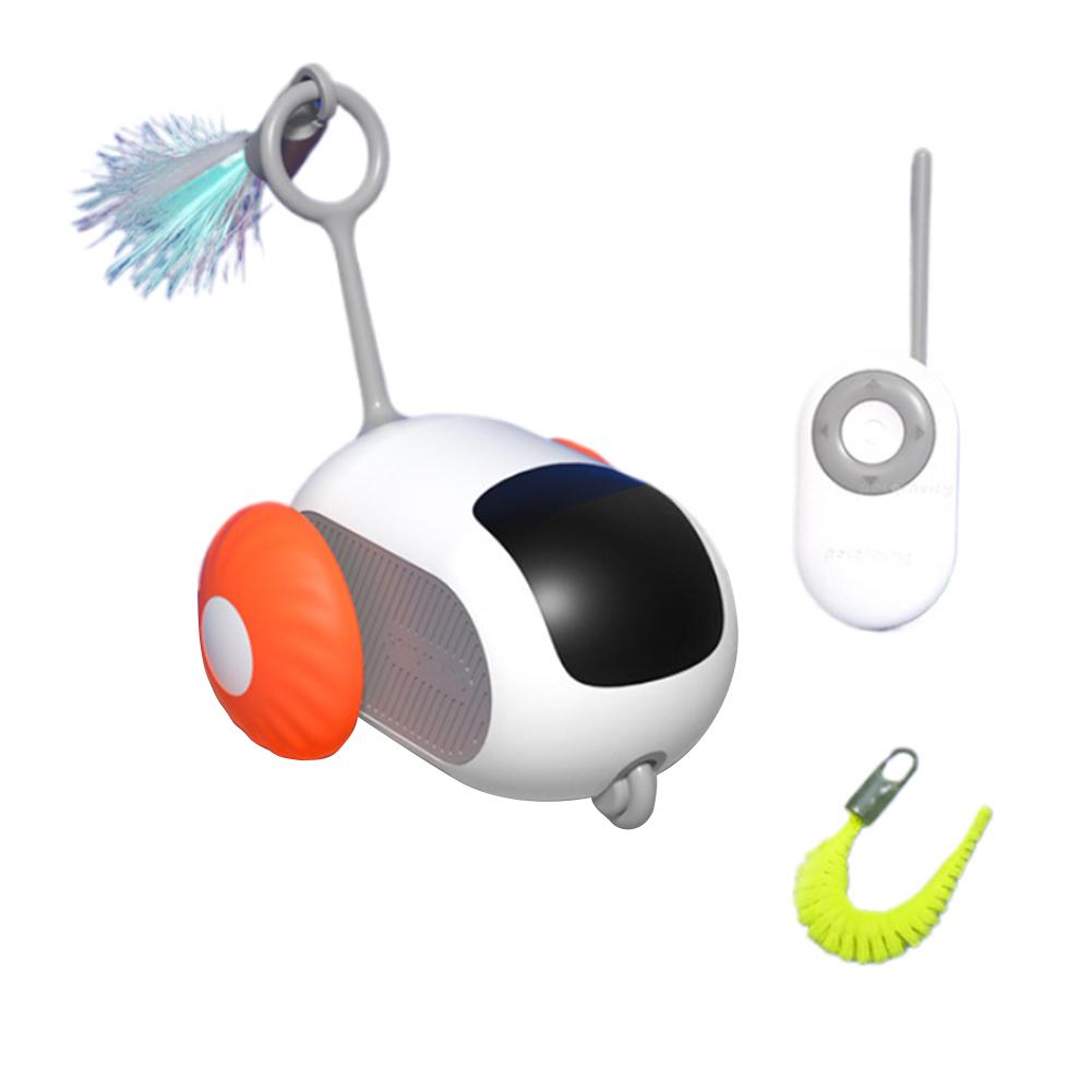 Smart Cat Toy 2 Modes Automatic Moving Remote Controlled Toy Car for Cats Dogs Interactive Playing Kitten Training Pet Supplies
