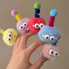 New Sweet Plush Hair Clip Trendy Cartoon Eye Hairpin Barrettes Hairgrip Side Clip Korea Hair Accessories For Women Headwear Gift