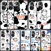 New Cute Cow Print Phone Case For Huawei P Smart 2021 Y5 Y6 Y7 Y9 Honor 50 20 Pro 10 10I 9 9X Y9S 8 8A 8X 8S 7S Cover