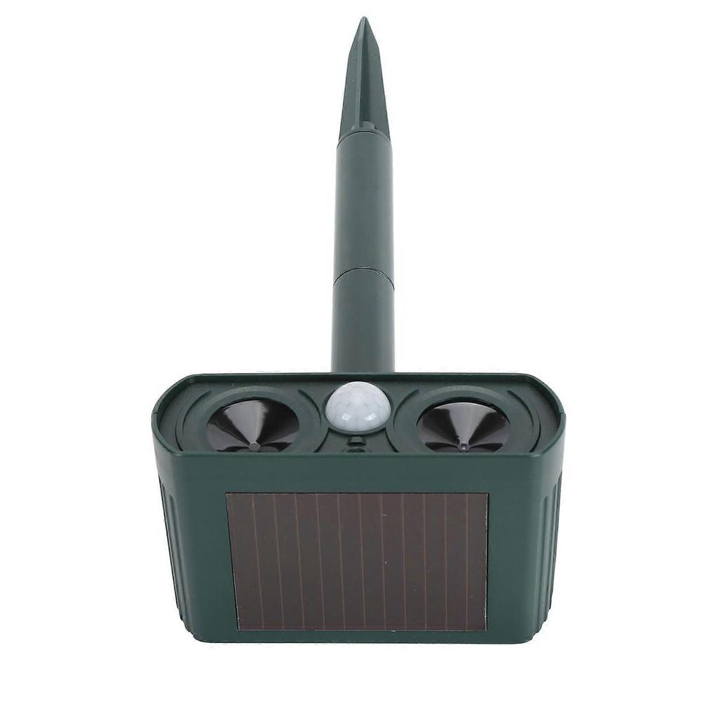 Ultrasonic Solar Animal Repeller Professional High Sensitivity Infrared Long Range Dog Cat Repellent for Garden Yard Farm