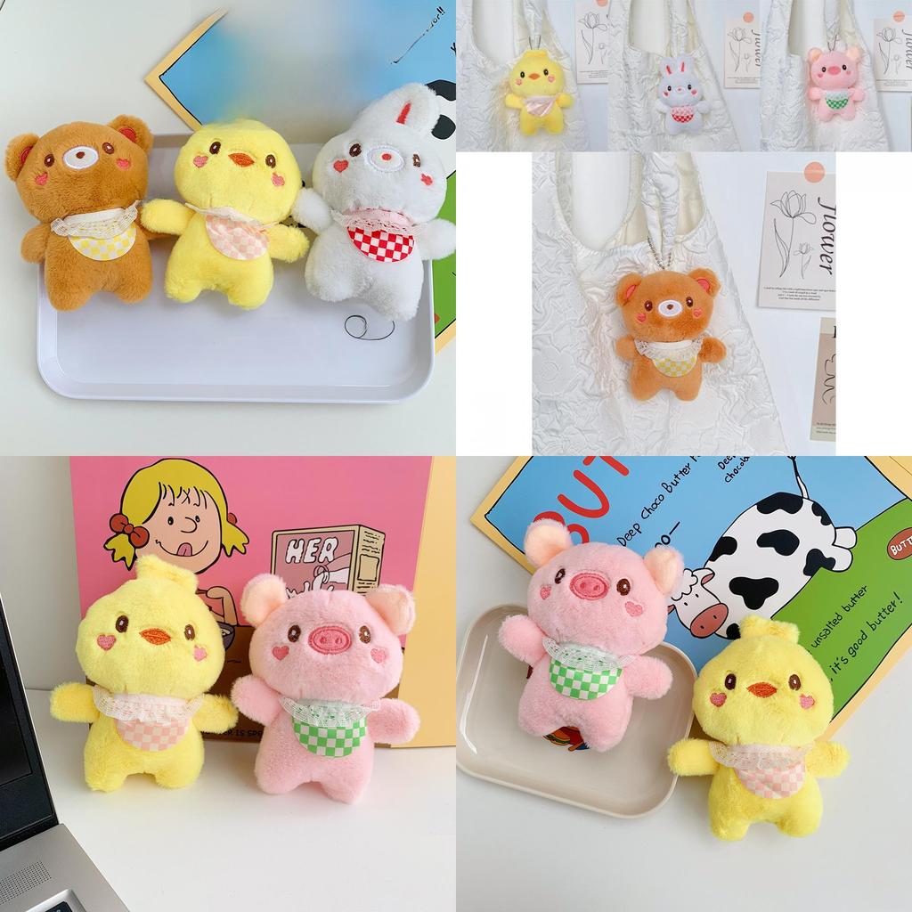 Очаровательный плюшевый брелок-мишка, креативная мягкая игрушка, идеально подходит для детей и взрослых