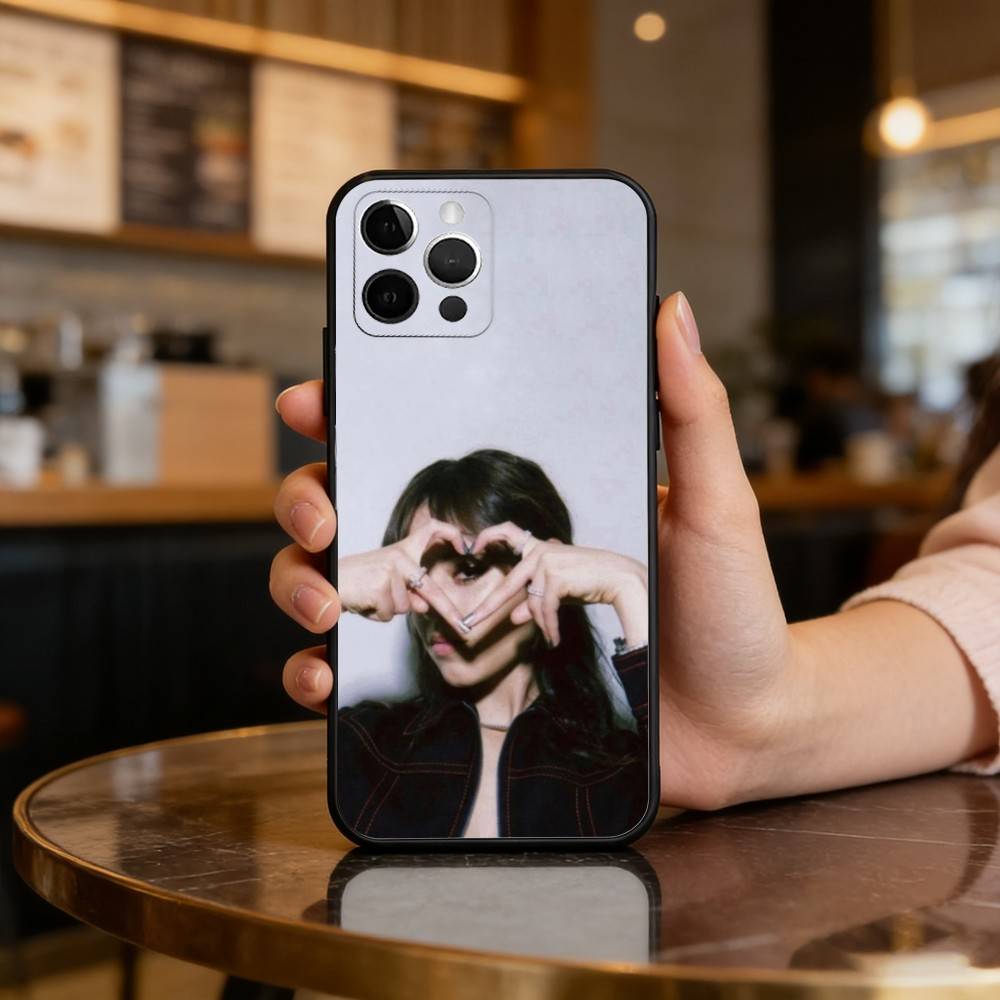 J-Jenna O-Ortega-GA Phone Case For iPhone 17,16,15,14,13,12,11 Plus,Pro Max,Soft Silicone Black Cover
