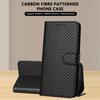 Business Carbon Fiber Flip Case For Xiaomi 14 13 12 Lite 13T 12T 11T 10T Redmi  Note 13 12 11 10 9 13C 12C 10C 9C Poco X6 X5 M3 Pro Magnetic Cover