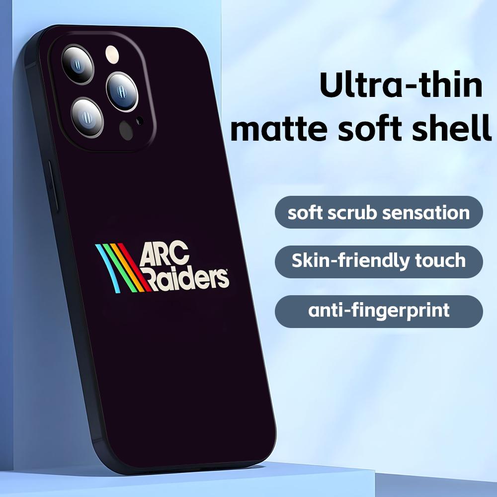 HOT GAME ARC Raiders Phone Case For iPhone17 16 16e 15 14 13 12 11 Plus Mini Pro Max Soft black Shockproof Cover