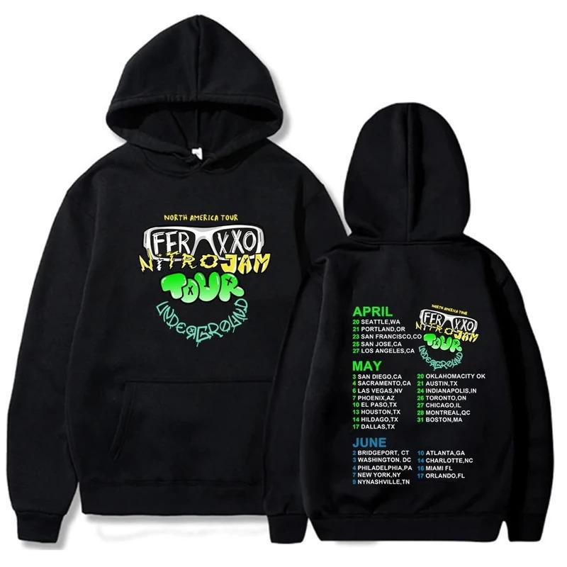 Толстовка Feliz Cumpleanos Ferxxo Tour осень 2024