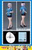 Hasegawa Коллекция Egg Girls Саша Илюшина Неокрашенный смоляной набор SP482 1/12 №15 (Полиция)