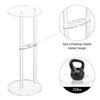 Acrylic Round Side Table for Living Room And Bedroom