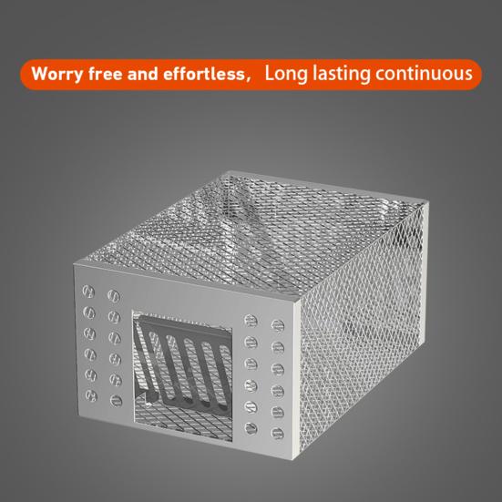 Автоматическая непрерывная мышеловка Многоразовая ловушка для крыс Бытовая домашняя ловушка для грызунов Ультратонкая Легкая Высокая чувствительность Безопасная раздвижная дверь Легкость