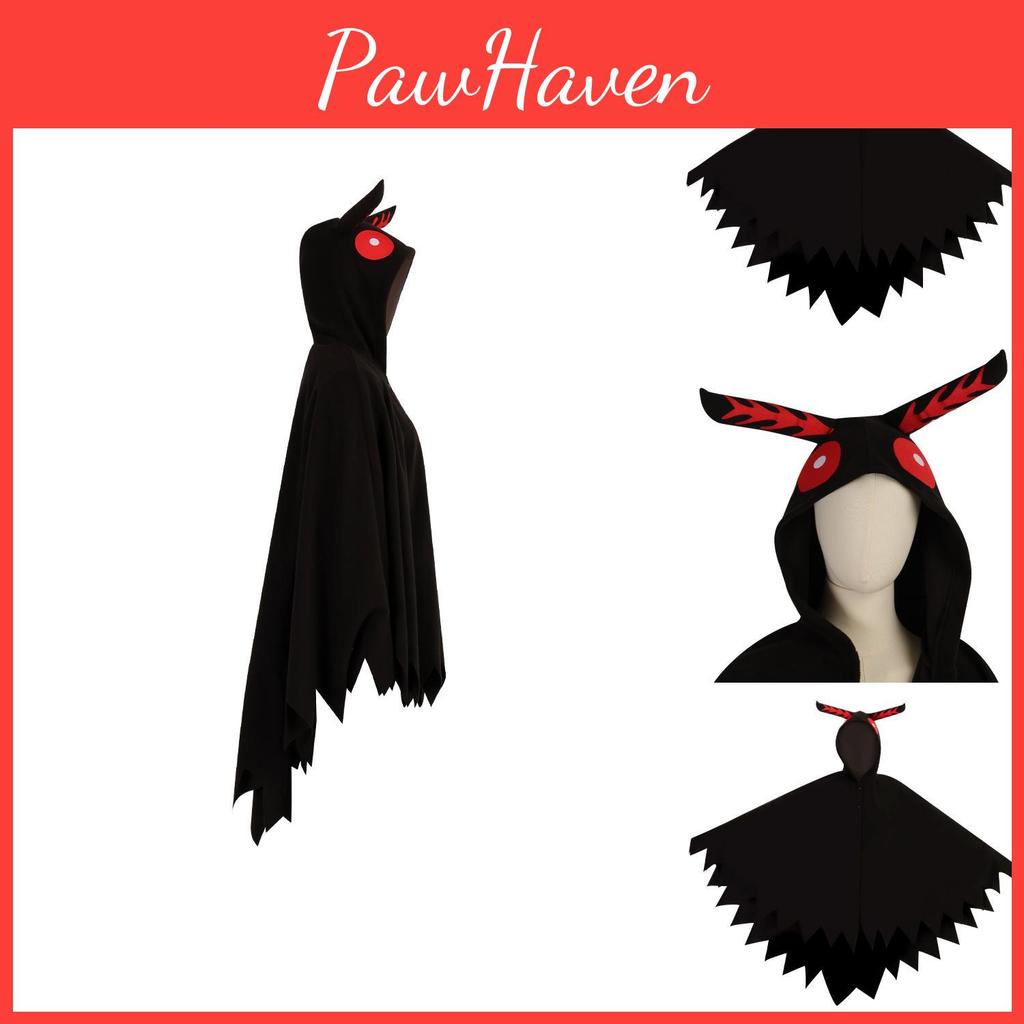 Легенда Мотмен Городской Косплей Костюмы Персонажей Плащ Хэллоуин Набор Наряд