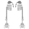 Skull Gothic Punk Ear Jewelry With Alloy Material For Wear Festival