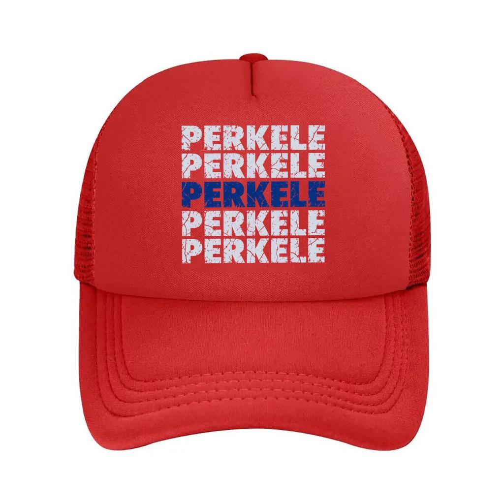 Distressed Finnish Slogan Block Lett Mesh Baseball Cap Polyester Forward Observations Hat Adjustable Golf Hat Summer
