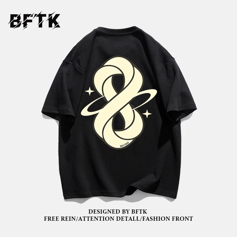 Летняя мода, тяжелая ретро мужская футболка с английскими буквами из 100% хлопка с принтом и круглым вырезом, высококачественная повседневная уличная футболка для фитнеса