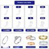 8 Sizes Silicone Ring Size Adjuster Resizer Anti-Loss Proof Invisible Ring Holder Retainer Shrinker For Rings Jewelry Tools