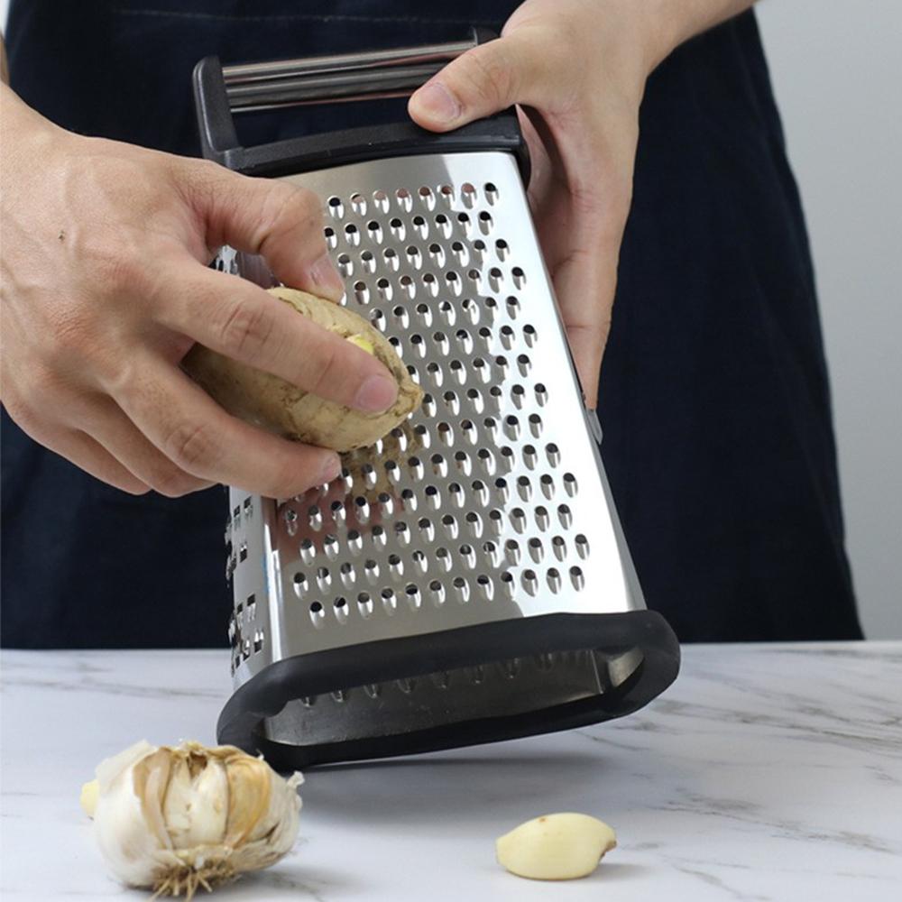 Stainless Steel 4 Sides Cheese Grater Convenience Gadgets For The Kitchen