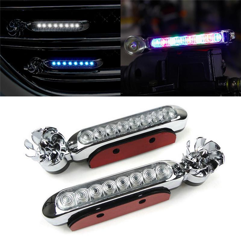 2Pcs/Set Car Wind Light Car Multi-Function LED Lights Motorcycle Decorative Lights