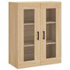 Высокий комод Sonoma Oak 69,5 x 34 x 180 см ДСП