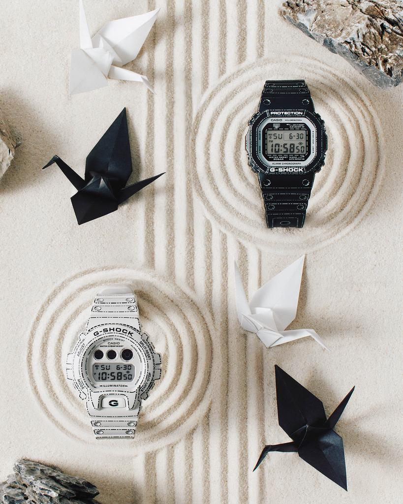 Casio Мужские часы G-SHOCK на смоляном ремешке, водостойкость 200 м, ударопрочные, с будильником, кварцевые, DW-6900RGM-5