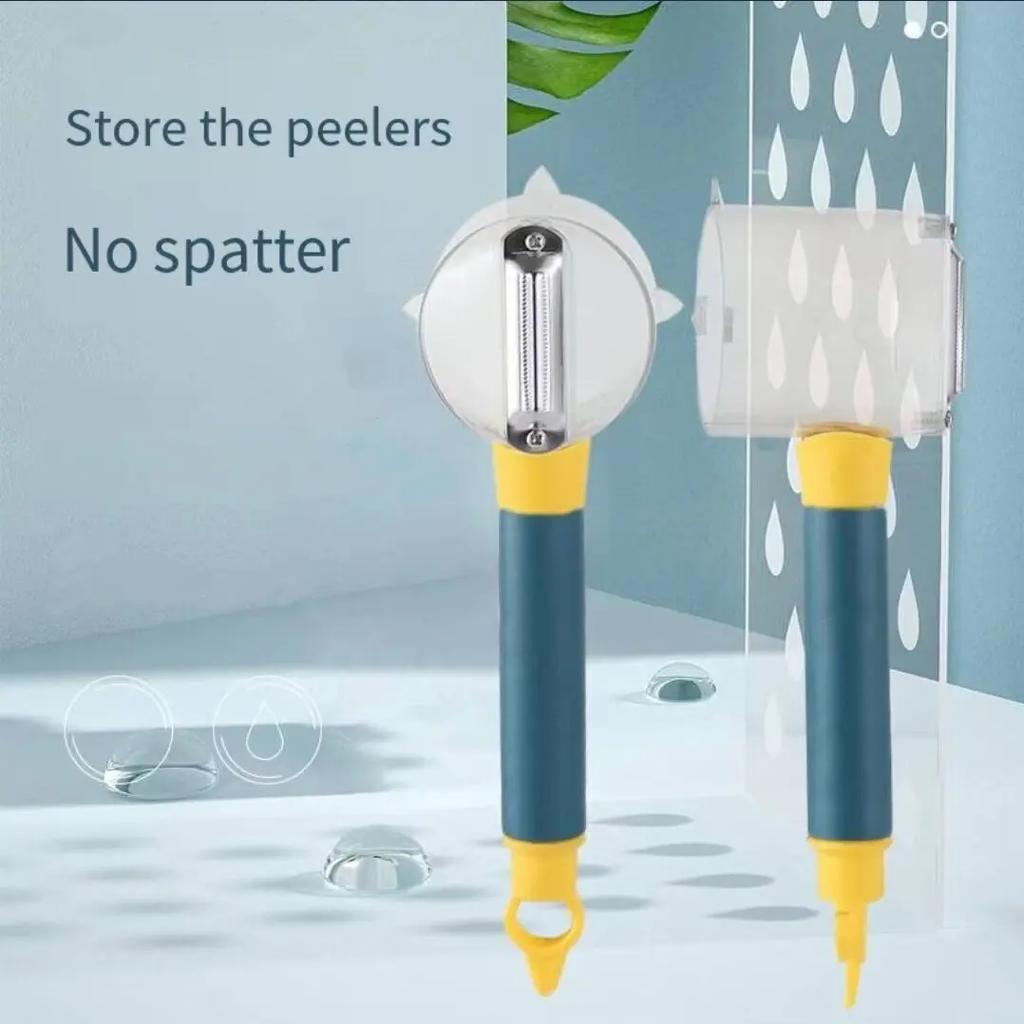 Multifunctional Stainless Steel Scraper Manual Peeler with Storage Box Vegetable Fruit Cutter for Kitchen Apple Potato Peeler