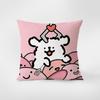 Korean Line Puppy Pillow, Fresh Sofa Pillow, Modern Chair Back Line Pillow Cover, Living Room Cushion Cover