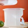 2.5L Plastic Cold Water Pitcher with Lid and Measuring Scale