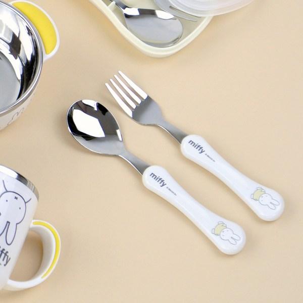 Набор палочек для еды + ложка + вилка Miffy Idea, разноцветные, 1 комплект
