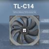 Вентилятор Thermalright TL-C14 140 мм, Тихая работа, Подшипник S-FDB, PWM-управление, 1500 об/мин, Баланс производительности, Корпусной вентилятор