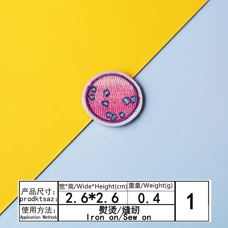 According To Embroidery Embroidery Cloth Sticker Computer Embroidery Chapter Exquisite Candy Lollipop Series Clothes Decorative Patch Sticker Cloth