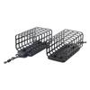 5Pcs Fishing Tackle Fishing Feeder Cage Round Square Trap Bait Basket Durable Fishings Lure Cage
